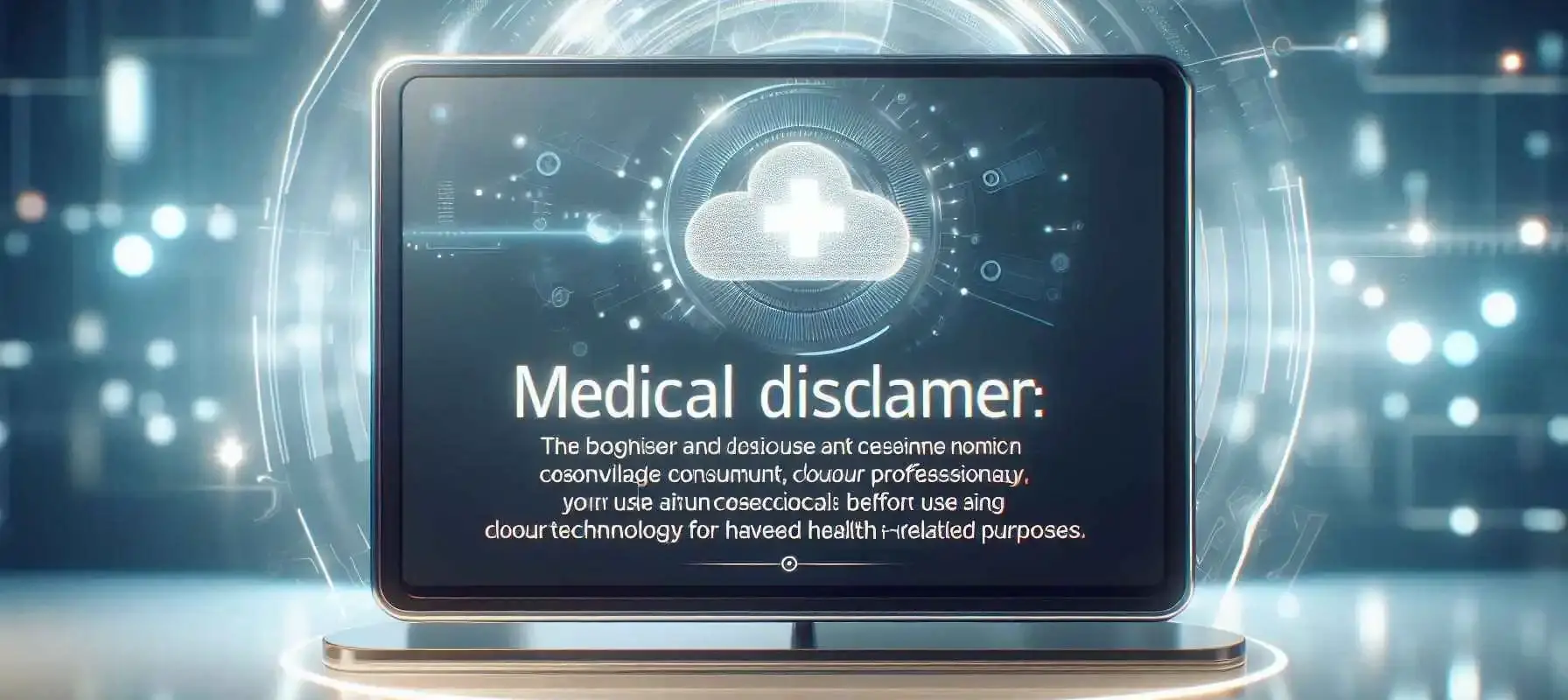 Medical Disclaimer 1