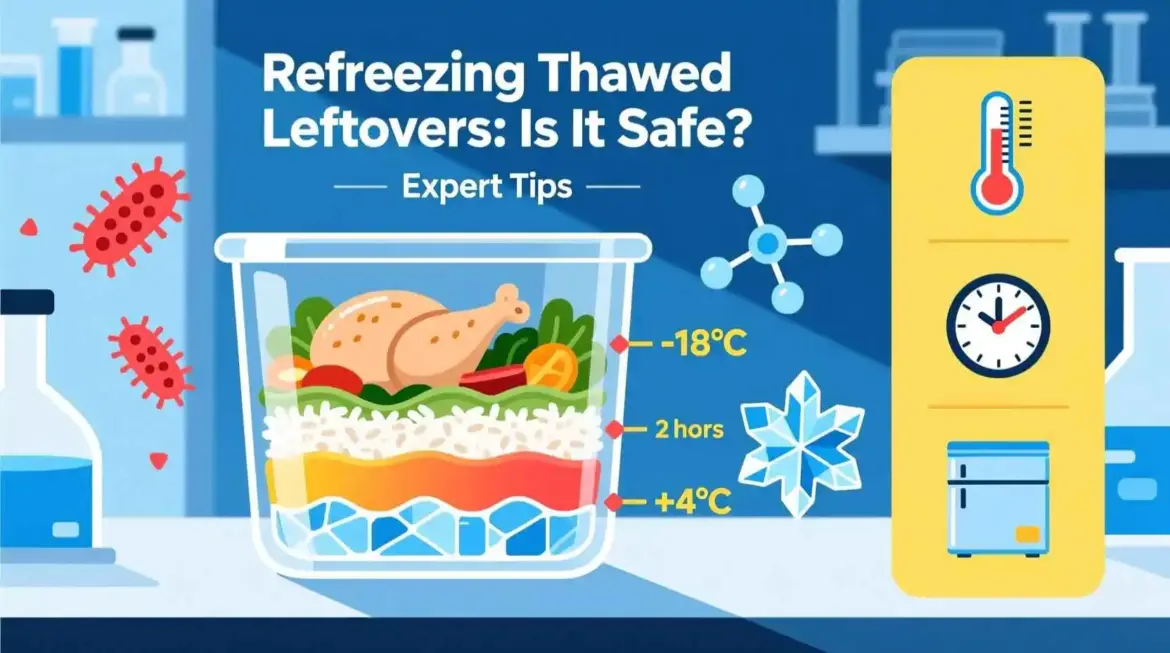 Refreezing Thawed Leftovers